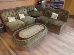 sofa set with table