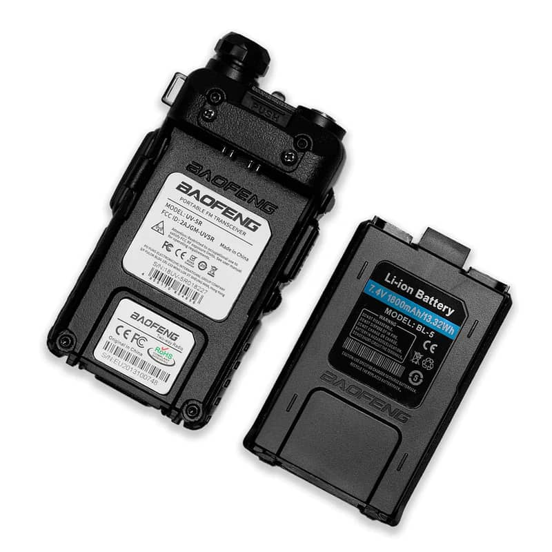 UV 5R Walkie Talkies dual band long range 5watt Commando Style Walkie 5