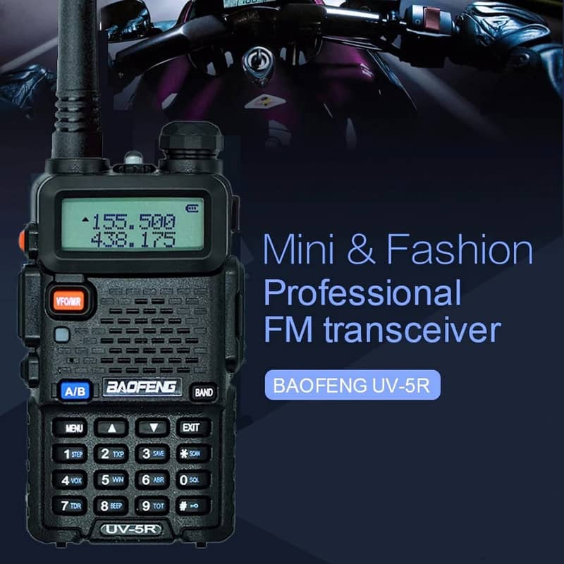 UV 5R Walkie Talkies dual band long range 5watt Commando Style Walkie 2