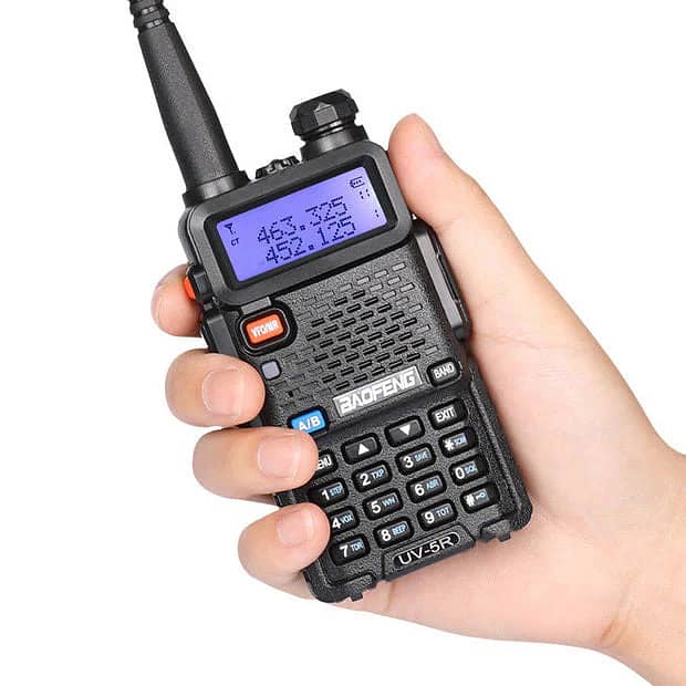 UV 5R Walkie Talkies dual band long range 5watt Commando Style Walkie 9
