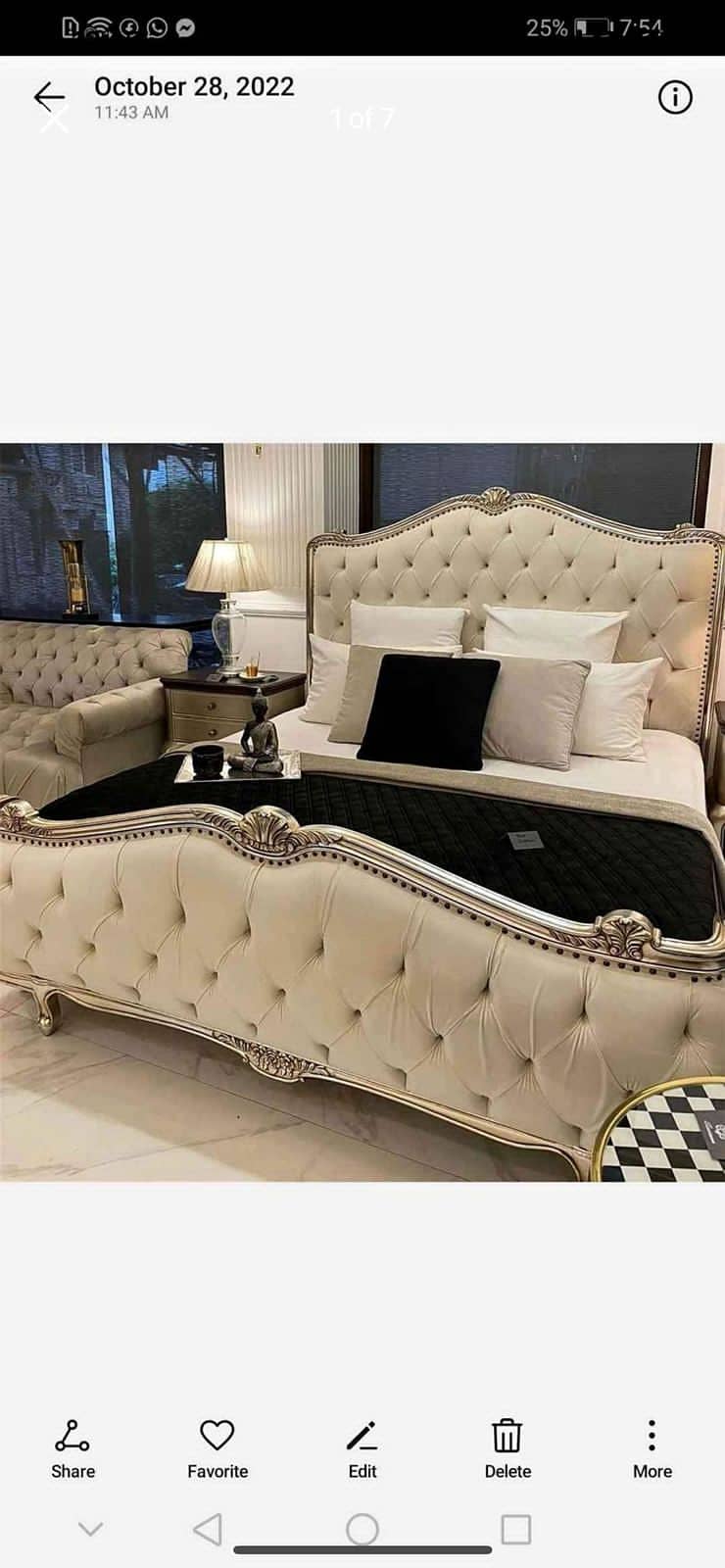 Bed / bed set / king size bed / double bed / chinioti bed /side tables 9