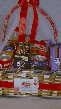 Snacks basket for gift