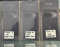 Google pixel 9 Nonpta 128gb black factory unlocked box pack