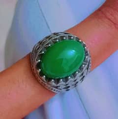 Hussaini Firoza Silver Ring
