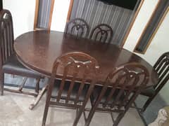 Dining Table with 5 Foam Chairs