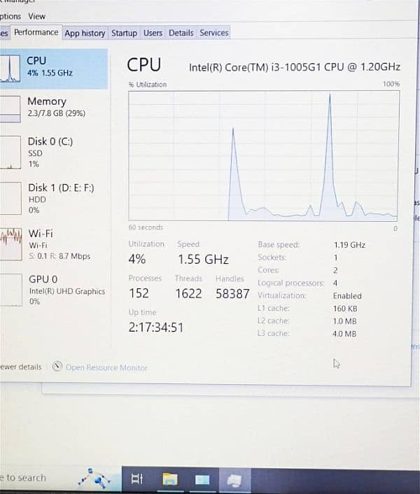 Dell 10th Generation Core i3 8GB RAM DDR4 128GB NVMe GooD Conditions|| 4