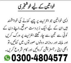 Online job/Part/full time/Student/teachers/Housewives/job holders