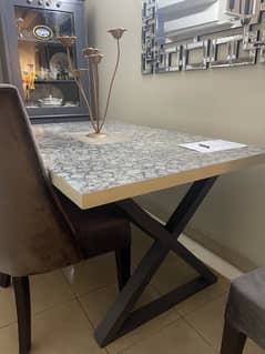 6 sofa seater dining with China cabinet