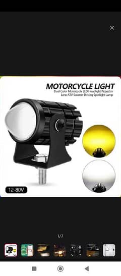 Fog light for motorcycle