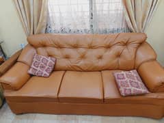 Artificial Leather 7 seater sofa set