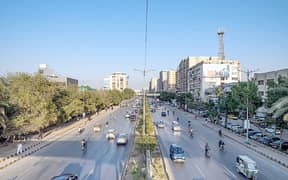 2500 Yards Commercial Plot 2 Basement + Ground + 14 Typical Approval Modern Society PECHS TIPU SULTAN ROAD