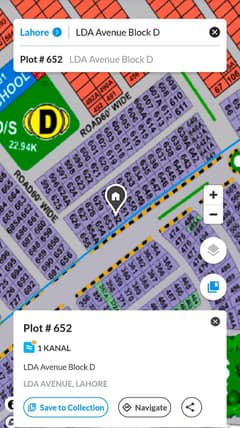 Fahad Farman Associates offers 652-D LDA Avenue 1 Kanal Plot 150ft Rd