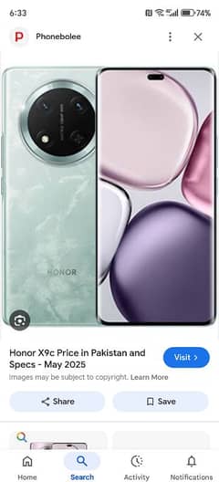 honor x9c brand new condition 10 by 10 my number 03096642082