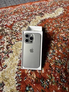 iphone 15 pro non pta (notjv) full box natural titanium