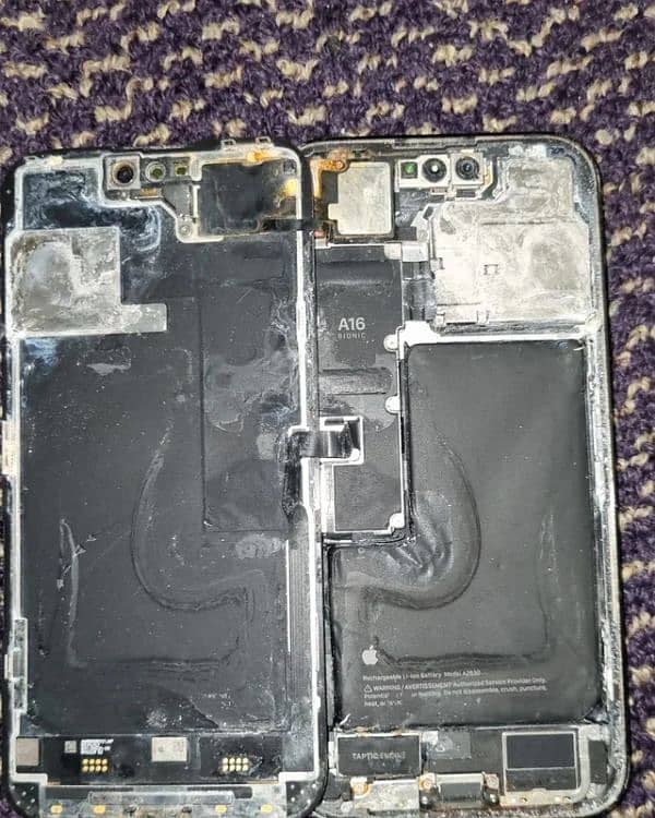 iPhone 14 pro Max panel damage board camera battery all okay 0
