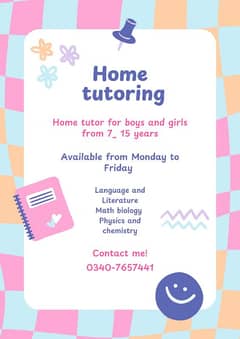 Home tutor