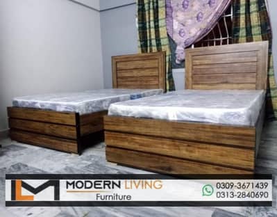 Single 2 Beds Best Quality In Your Choice Colours