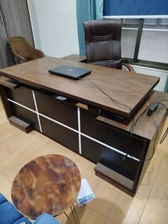 office Table and Chair New Condition
