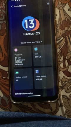 Vivo y51s gaming phone 8/128