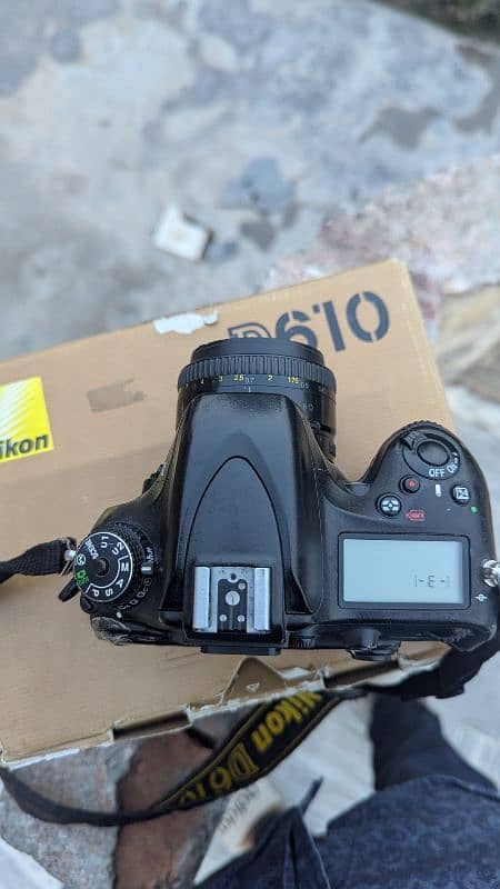 Nikon d610 full frame DSLR camera with 50mm lens 2