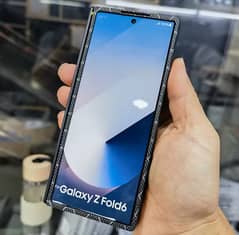 Samsung Fold 6 Carbon Fiber Case / Cover with Hinge Protection