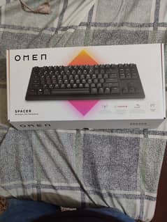 Gaming hp omen spacer keyboard and Corsair Mouse