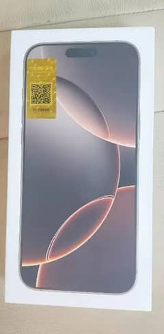iphone 16 pro max 256Gb official PTA approved