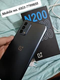 One Plus N200 5G 64GB+4GB+1Gb• PTA Approved. . Box and Charger