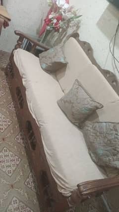 wooden 5 seater sofa for sale