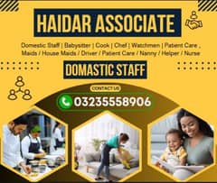 Couple Maid | Cook | Helper | Driver | Baby Sitter | House Maid