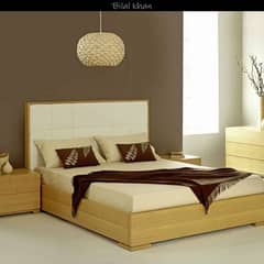 low profile bed with side tables call 0312'4049200