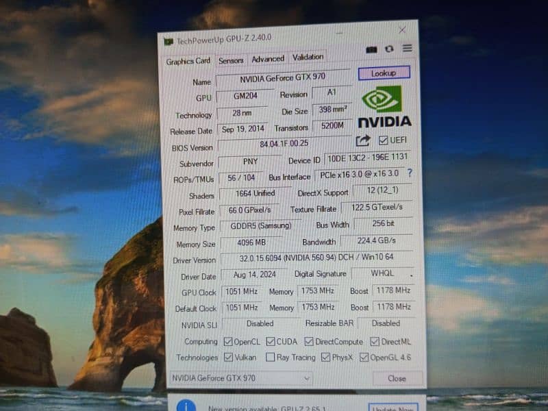 Nvidia gtx 970, 4GB, DDR5 graphics card, Call Now 1