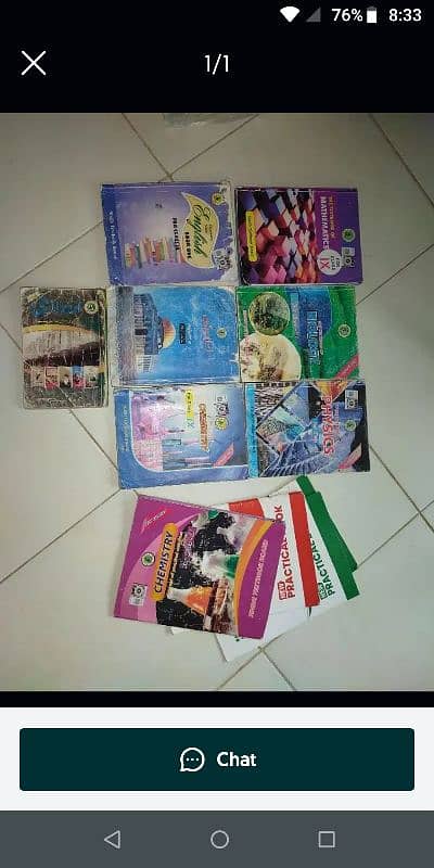 CLASS 9 , PRACTICAL JOURNALS CHEMISTRY/BIOLOGY/PHYSICS 0