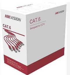 hikvision cat 6 (305 meter orange) network cable