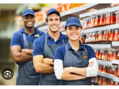 Need male and female staff