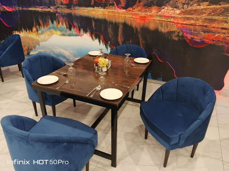 5 set tables with chair 6