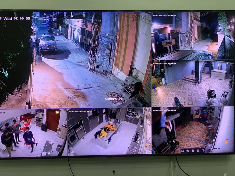 cctv cameras 4 camears Complete setup with 2 year warranty 1