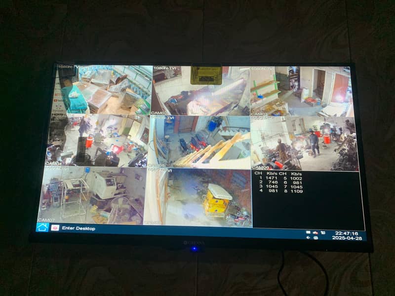 cctv cameras 4 camears Complete setup with 2 year warranty 3