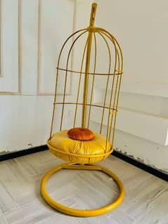 Cage hanging swing