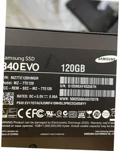2.5 branded Samsung 120gb ssd