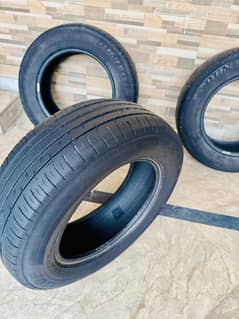 4pcs Dunlop Tyre Japani Honda Reborn 205/65R/15 Almost Good Condition