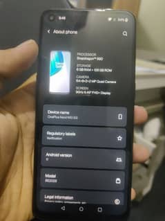 One Plus Nord 10 5G NON PTA