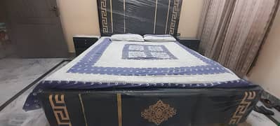King Size Bed with two side tables