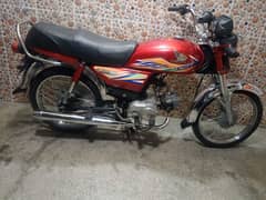 Honda CD 70 good 03224715069 condition argent sale
