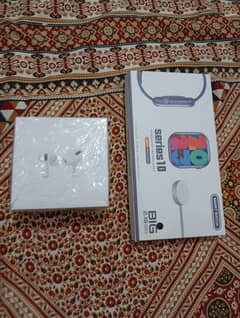 Air pord pro with smart watch series 10 new