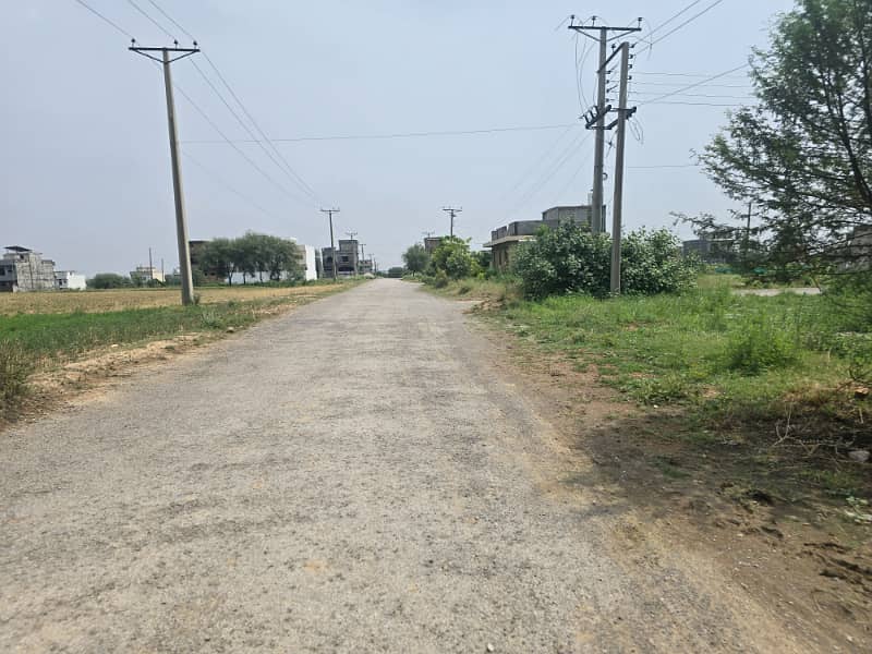 8 Marla sun face level plot next to Corner and 2nd plot from Main Double Road For sale 11