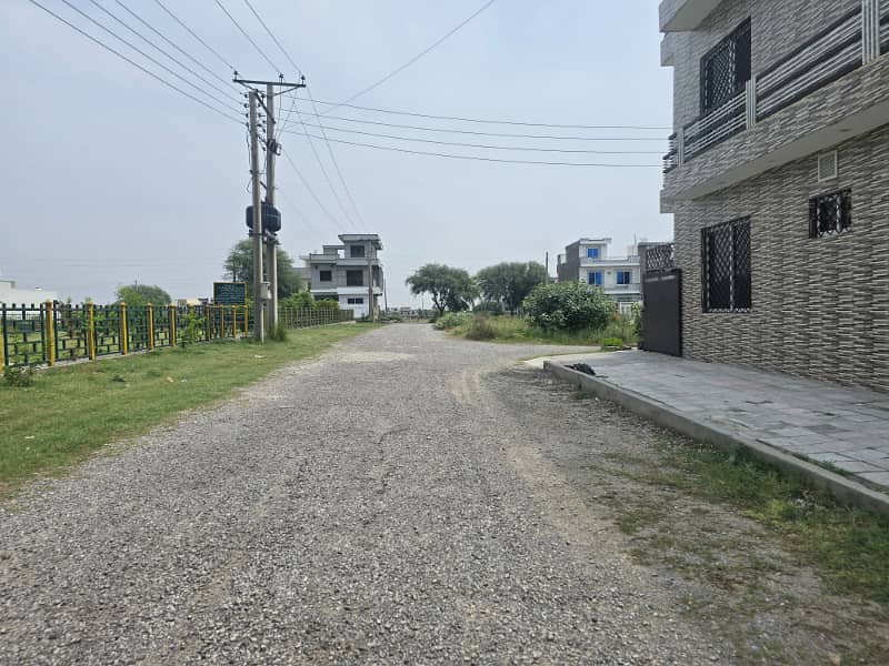 8 Marla sun face level plot next to Corner and 2nd plot from Main Double Road For sale 12