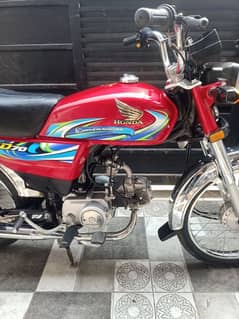 Applied For HONDA CD70 -2024 Model _ All Okay hy bohat kam use hoi hy