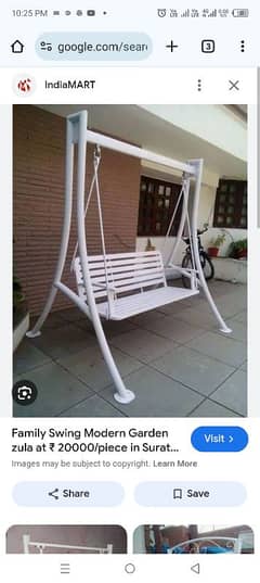 white color swing very beautiful swing