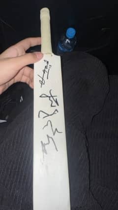 signed bat players: Atif rana Basheera and umaid asif